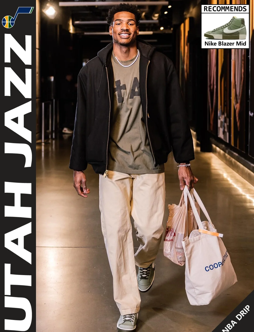 NBA比赛中球员们的时尚穿搭秀